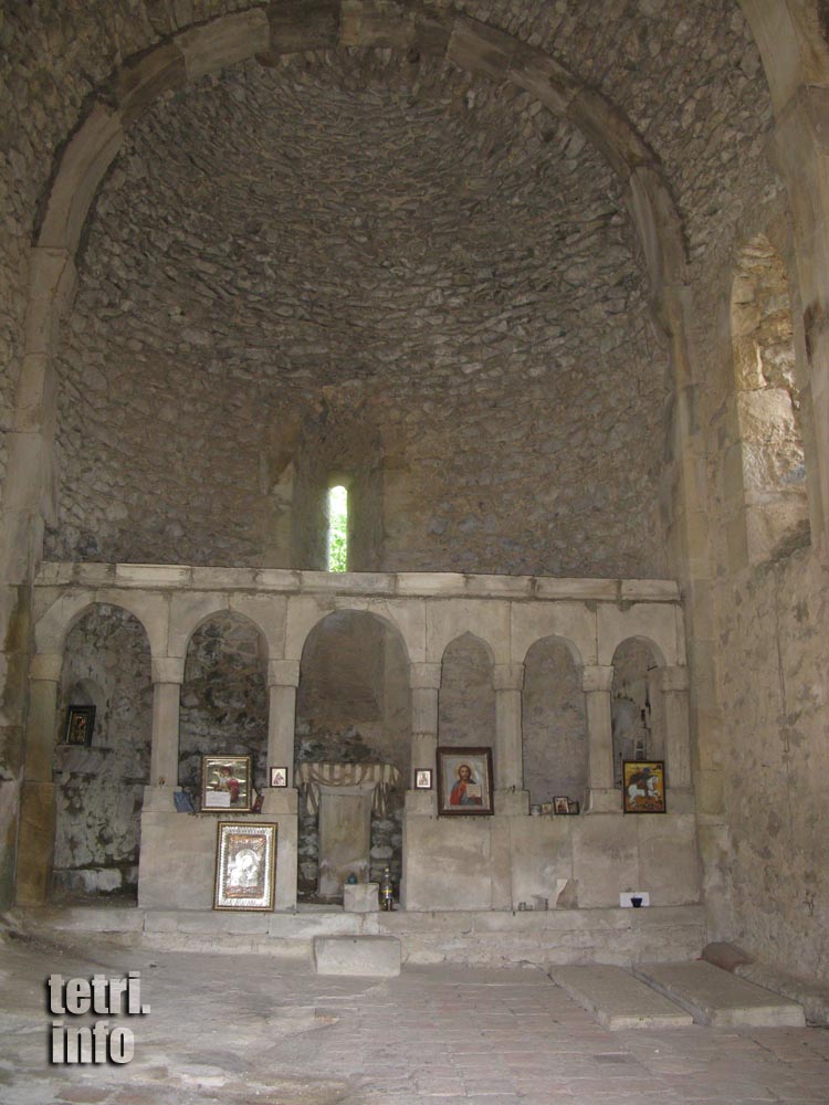 Birtvisi-The interior of St.George convent in Birtvisi