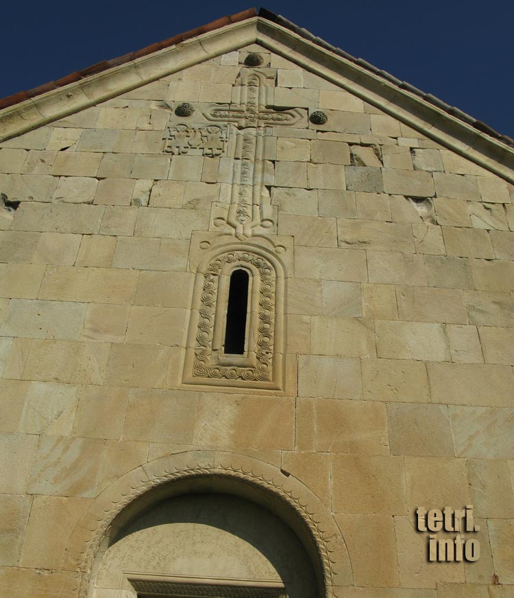 Birtvisi-ornamental pattern on a wall in St.George convent in Birtvisi