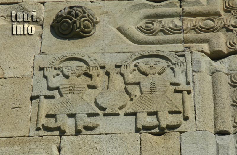 Birtvisi-Authograph of merry architects on a wall on St.George convent in Birtvisi
