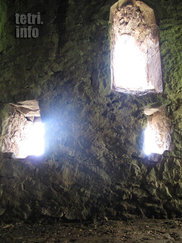 Birtvisi-interior of the tower of St.George convent in Birtvisi