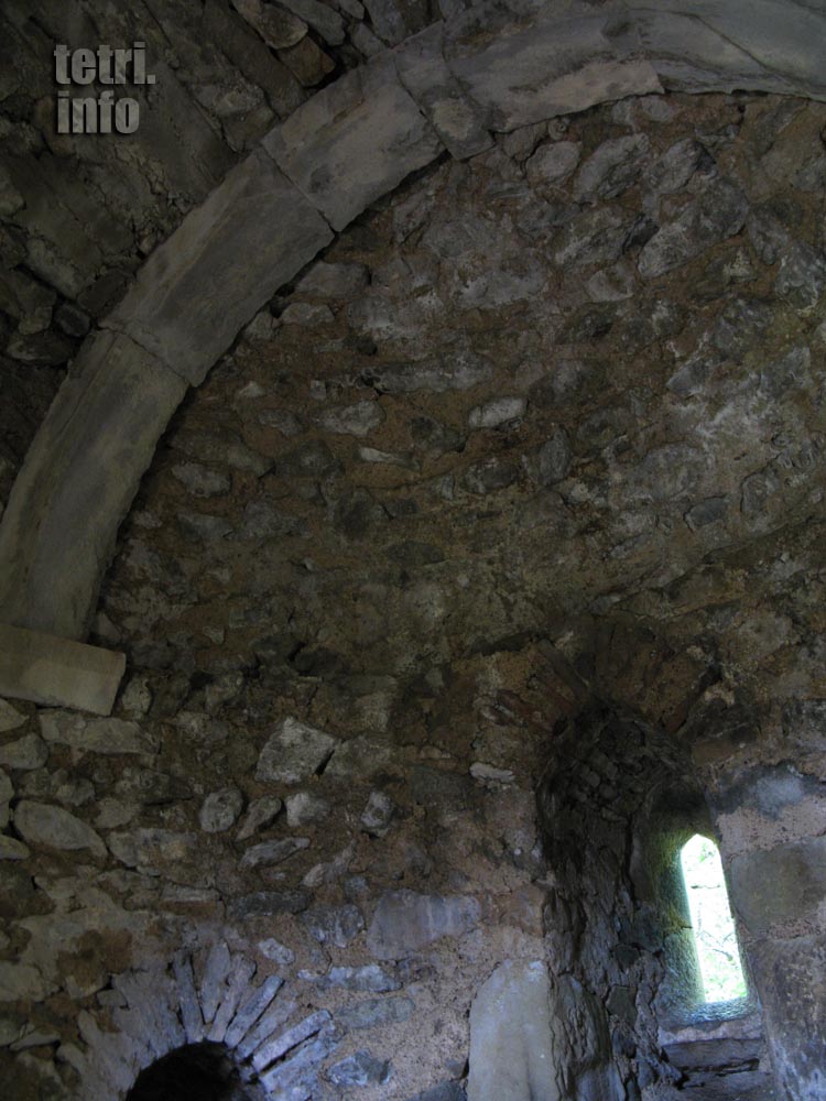 Birtvisi-interior of the tower of St.George convent in Birtvisi