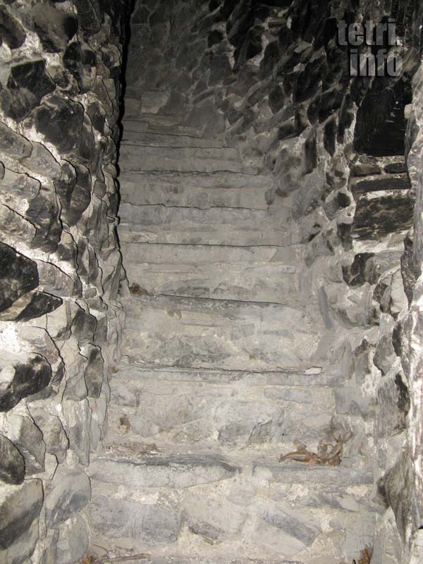 Tower Salkhino. Spiral stairs